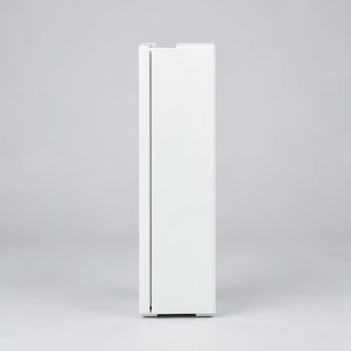 Matt white sliding wardrobe door frame profile sample