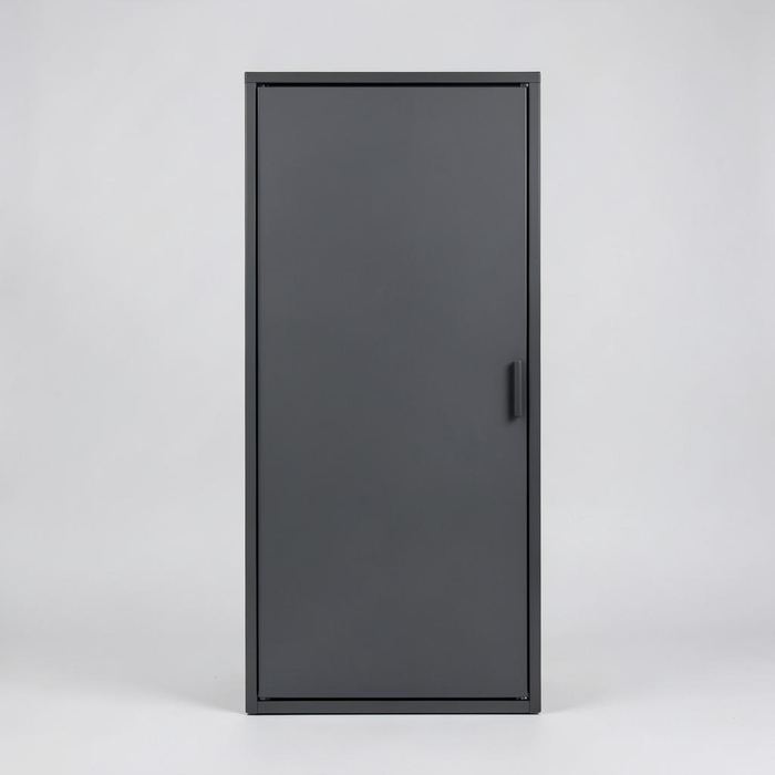 Graphite solid sliding wardrobe door colour sample