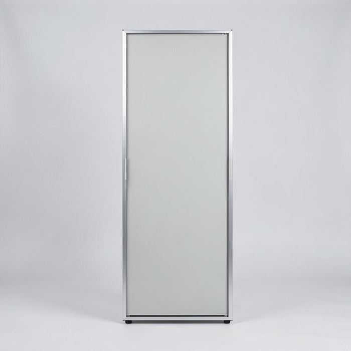 Smooth solid MDF sliding wardrobe door panel sample